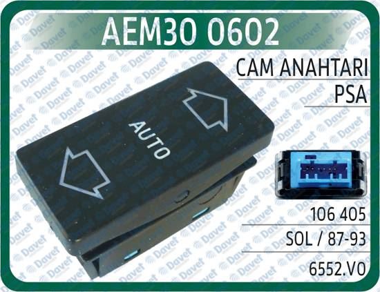AEM 300602 Cam Anahtari P106 P405 Sol   87-93